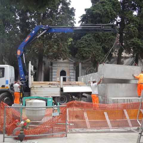 REALIZZAZIONE LOCULI CIMITERO CAMOGLI